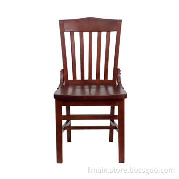 Wooden Heavy-duty Restaurant Chair, Solid European Beech Hardwood Construction